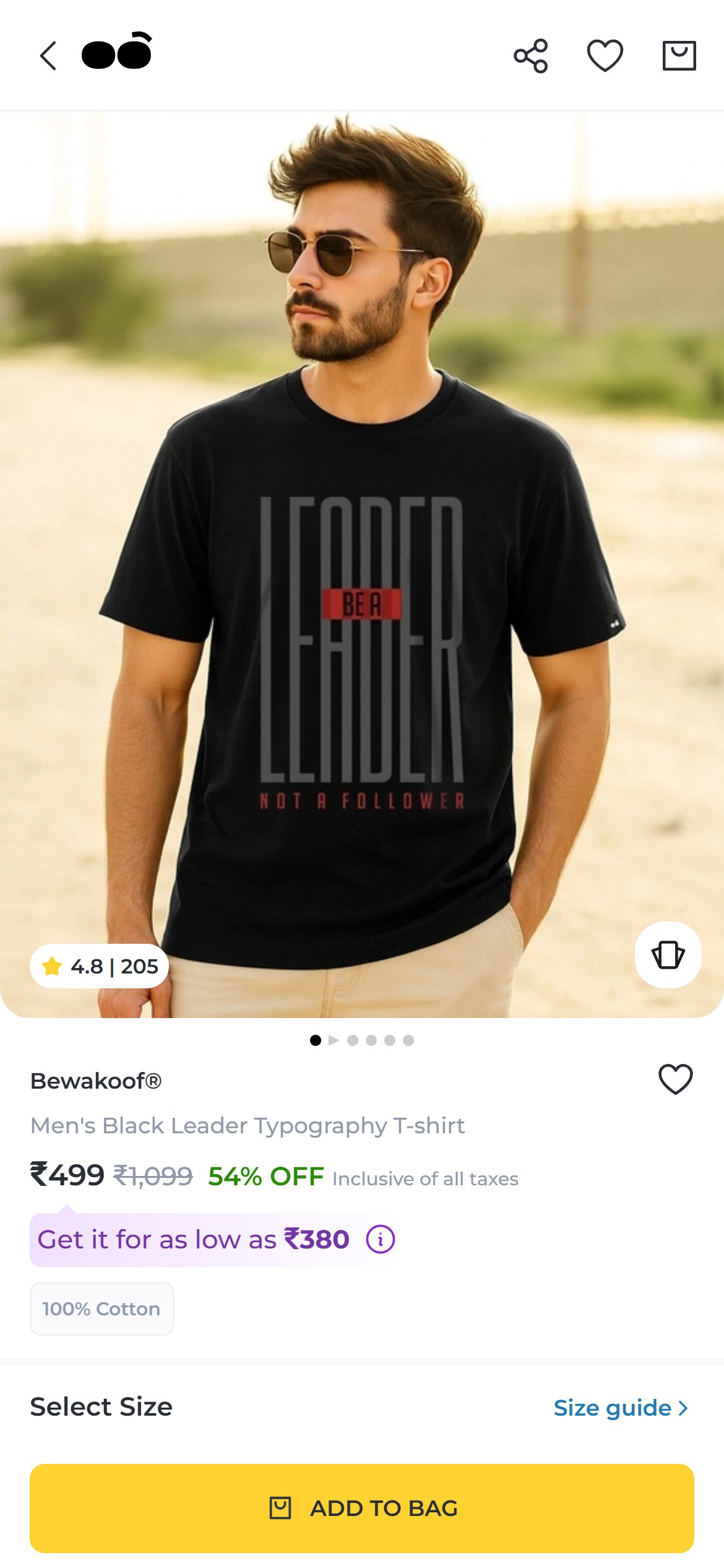Bewakoof — Mobile